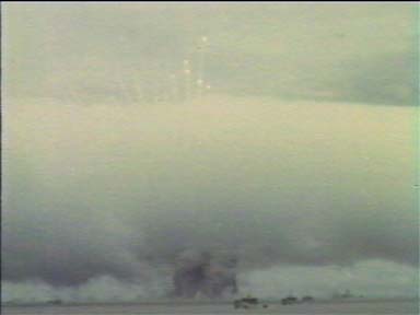 BURKE explodes - Dec. 28, 1944