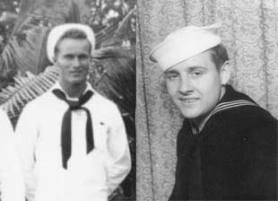 Russ Youngren-TM3c and Gene Younce-RM3c