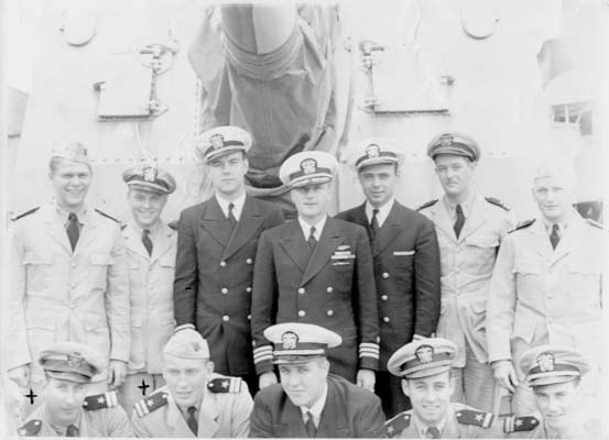 USS BUSH Officers May 1944