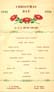 1943 X-Mas Dinner Menu
